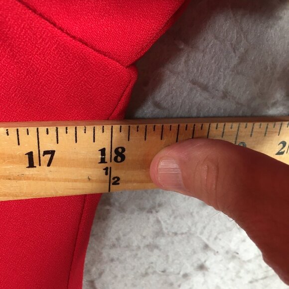 Vintage Kristy Petites Dress Womens 4P Red Gold Military Nutcracker Soldier - Picture 4 of 16